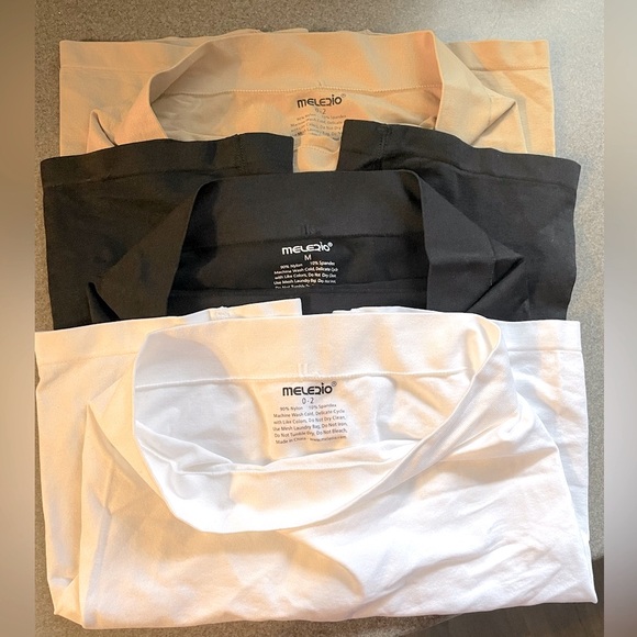 NWT MELERIO 3-pack Slip Shorts Comfortable Boyshorts Panties Anti-chafing no pkg - Picture 1 of 4